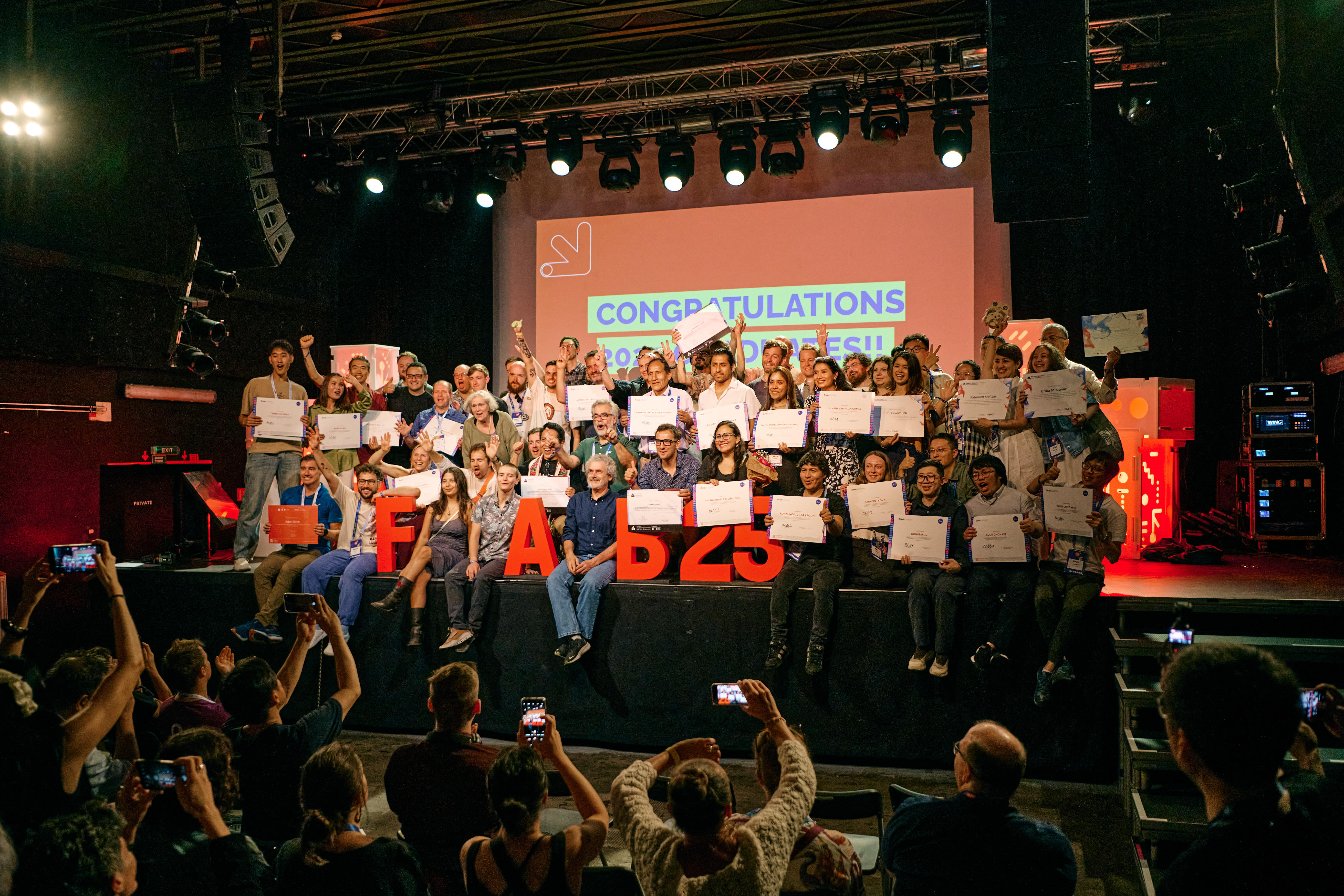 FAB25 Academany graduates